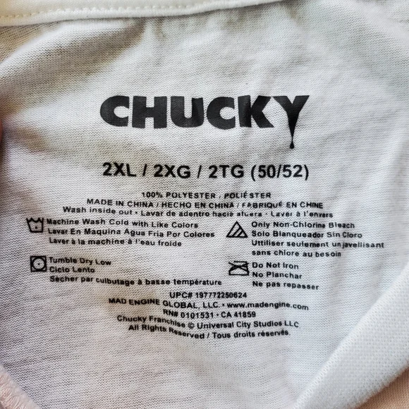 Chucky Doll Good Guy Movie Halloween Tshirt Size 2xl - Picture 5 of 6